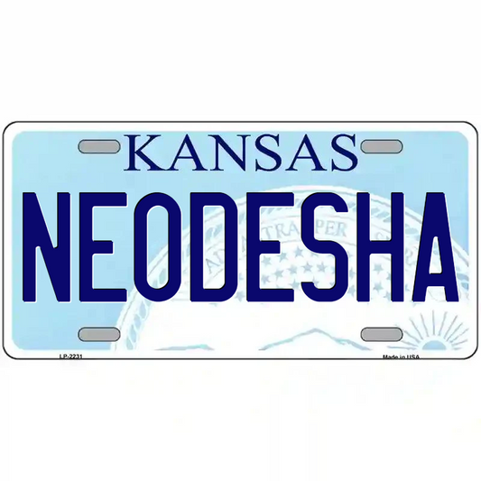 Neodesha Kansas Metal Sign