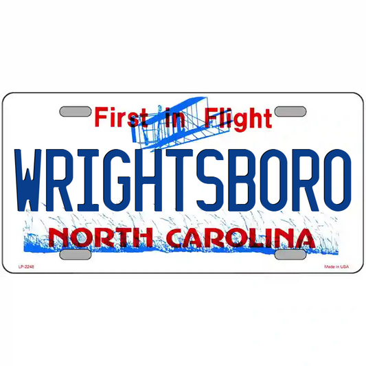 Wrightsboro North Carolina Metal Sign