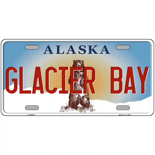 Glacier Bay Alaska Metal Sign