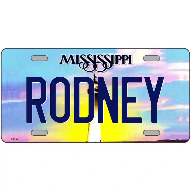 Rodney Mississippi Metal Sign