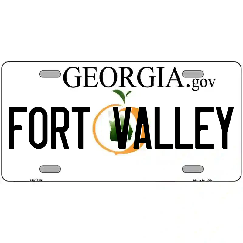 Fort Valley Georgia Metal Sign