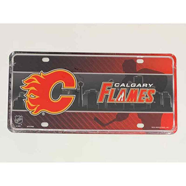 Calgary Flames Metal Sign
