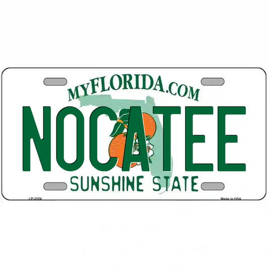 Nocatee Florida Metal Sign