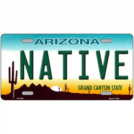 Native Arizona Metal Sign