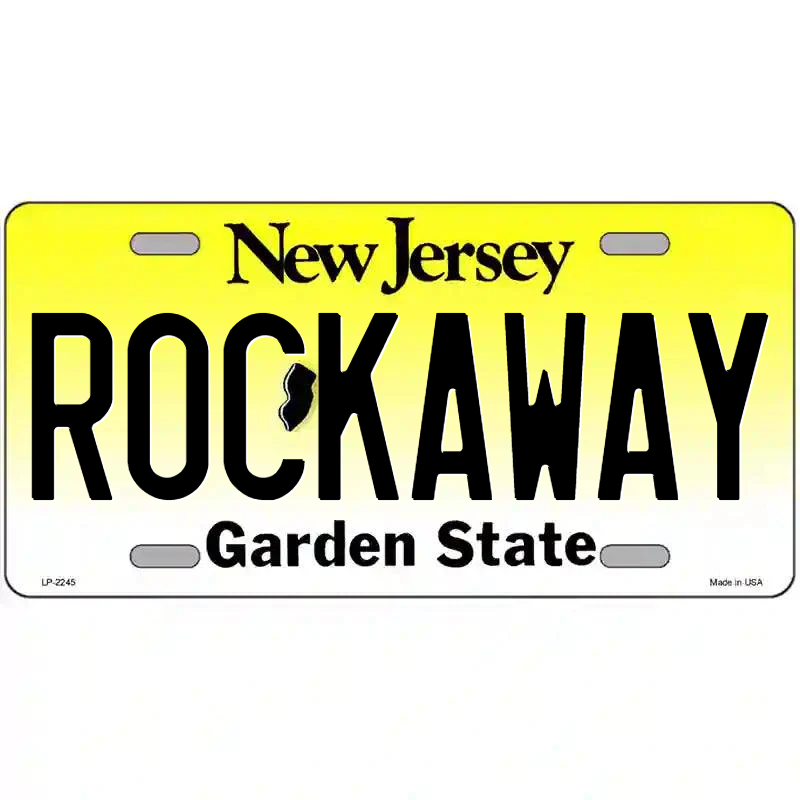 Rockaway New Jersey Metal Sign
