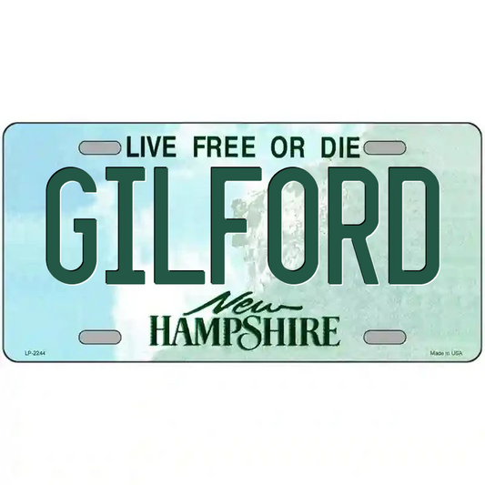 Gilford New Hampshire Metal Sign