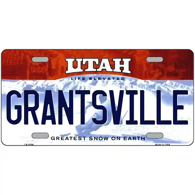 Grantsville Utah Metal Sign