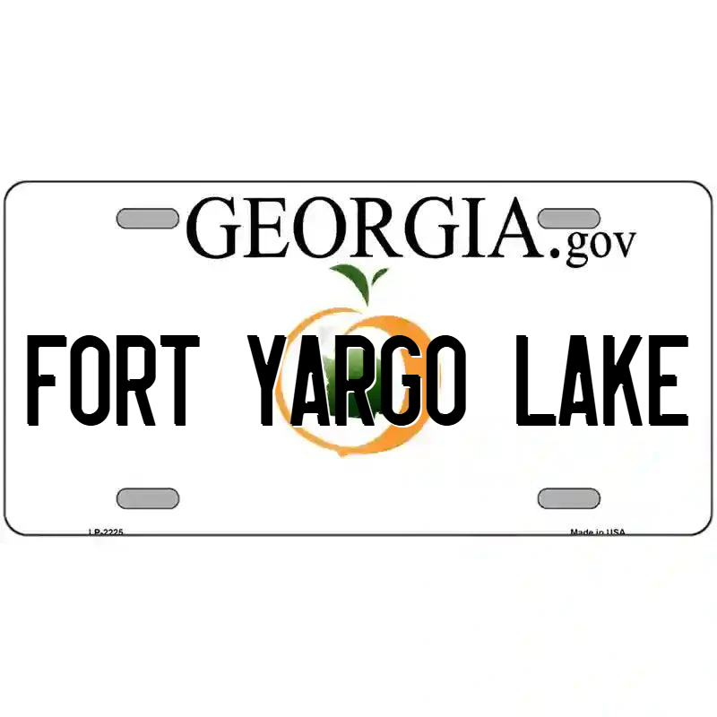 Fort Yargo Lake Georgia Metal Sign