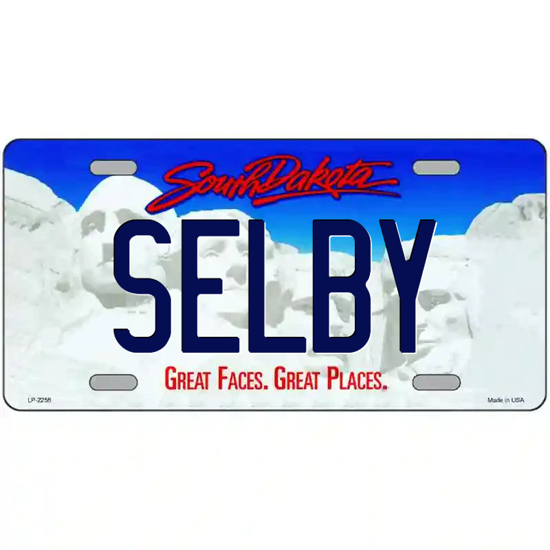 Selby South Dakota Metal Sign
