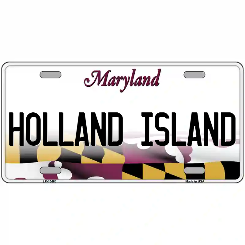 Holland Island Maryland Metal Sign