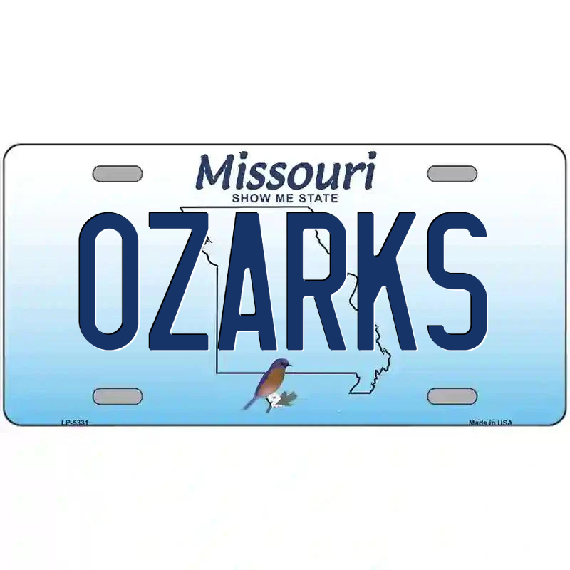 Ozarks Missouri Metal Sign