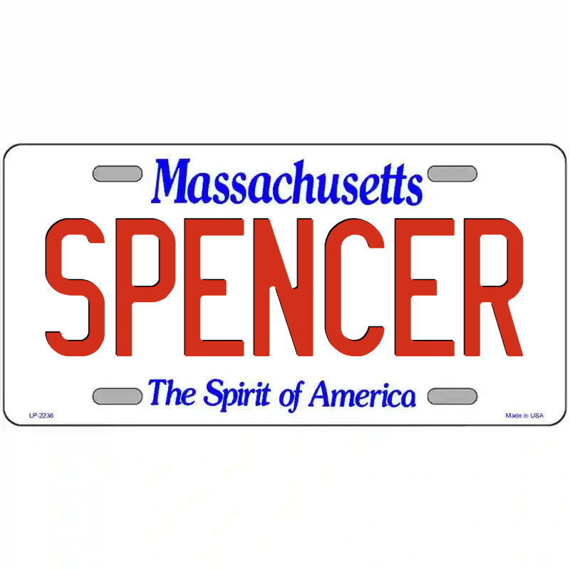 Spencer Massachusetts Metal Sign