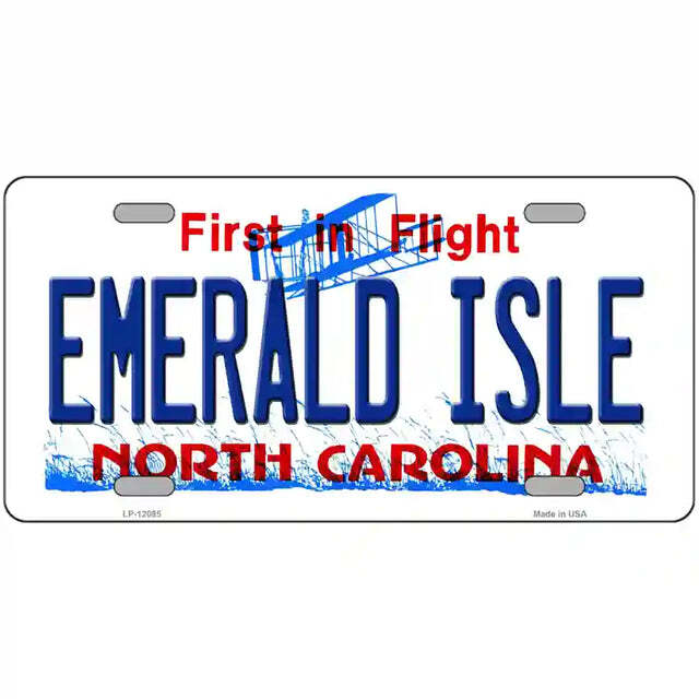Emerald Isle North Carolina Metal Sign