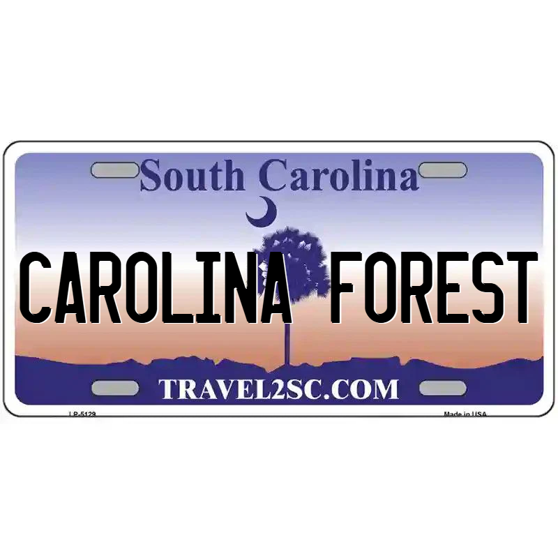 Carolina Forest South Carolina Metal Sign