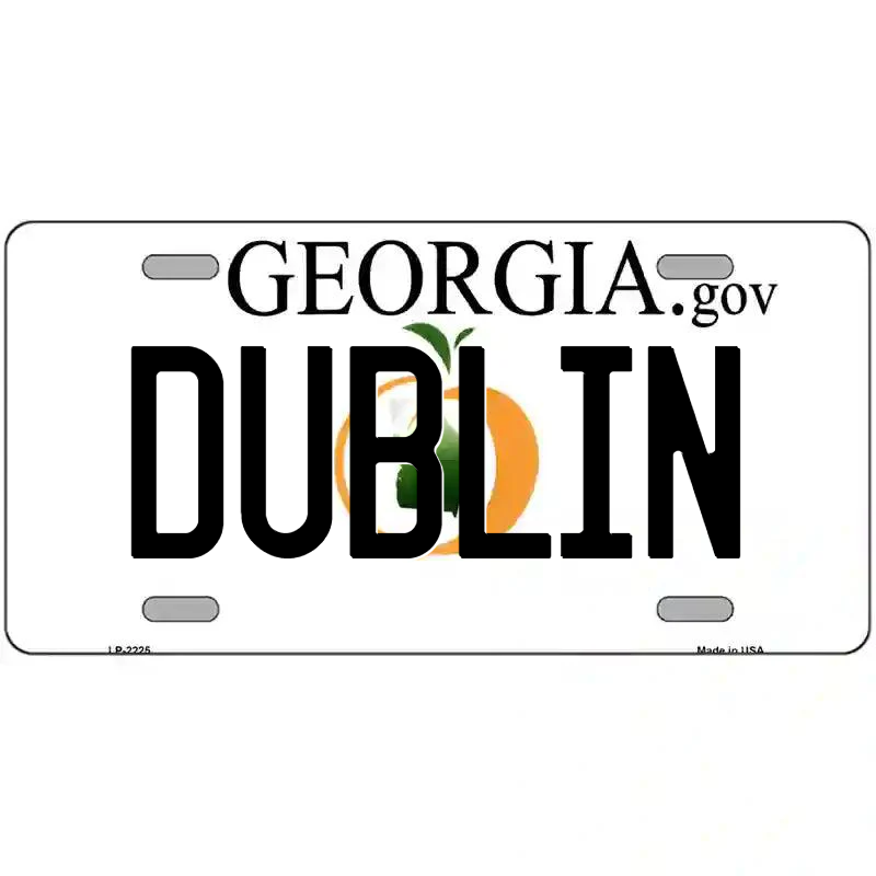 Dublin Georgia Metal Sign