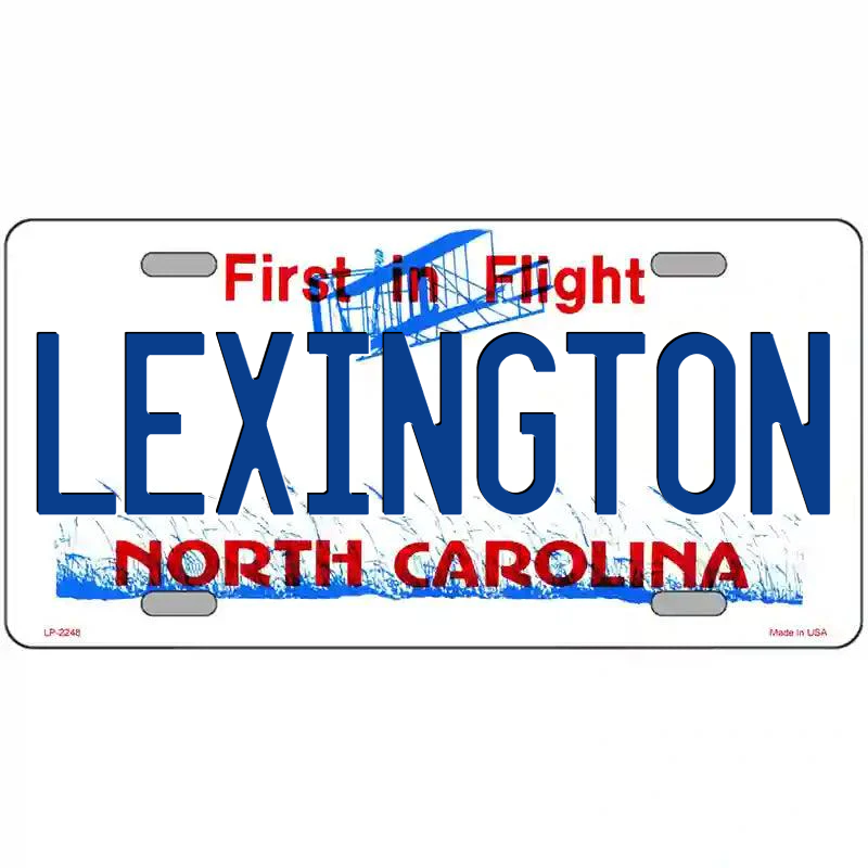 Lexington North Carolina Metal Sign