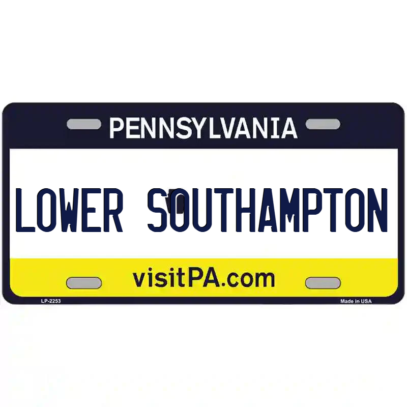 Lower Southampton Pennsylvania Metal Sign