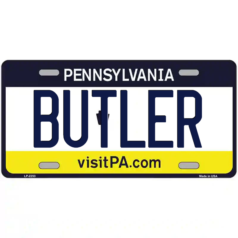 Butler Pennsylvania Metal Sign