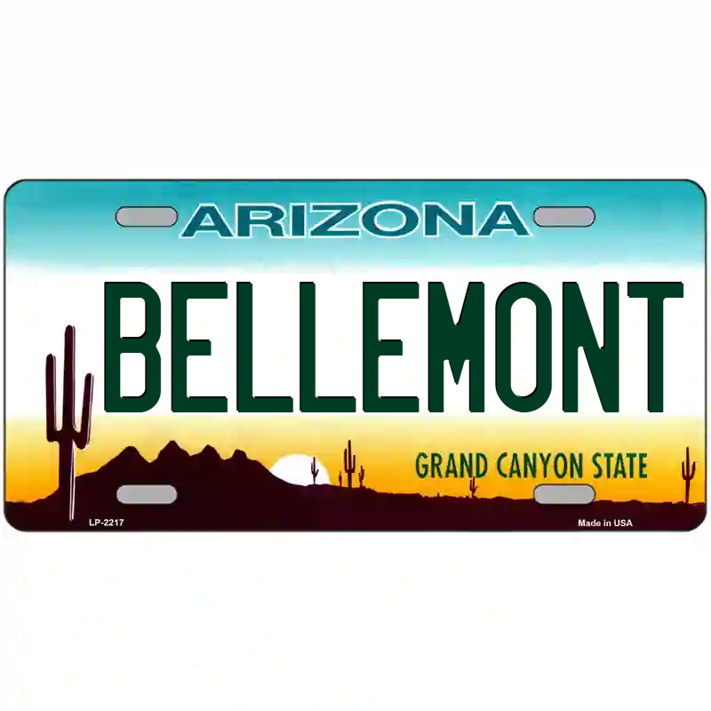 Bellemont Arizona Metal Sign