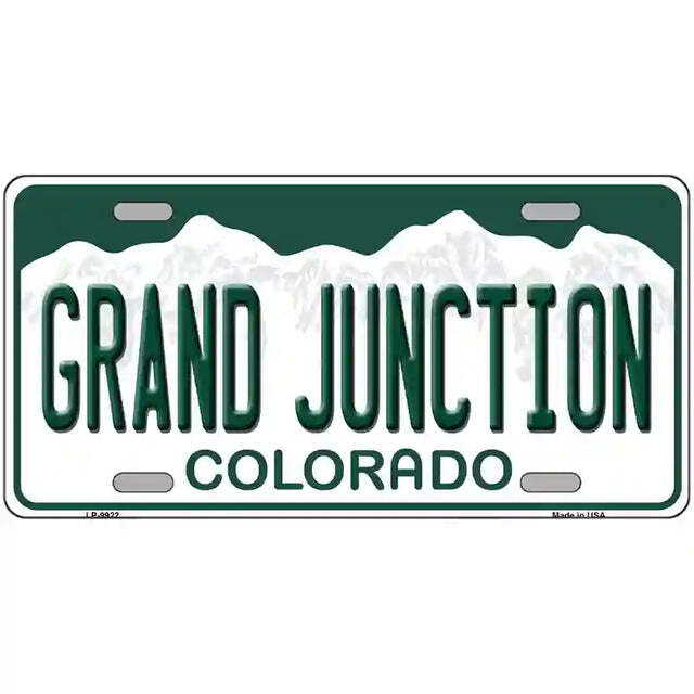 Grand Junction Colorado Metal Sign