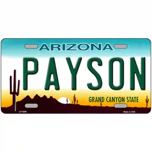 Payson Arizona Metal Sign