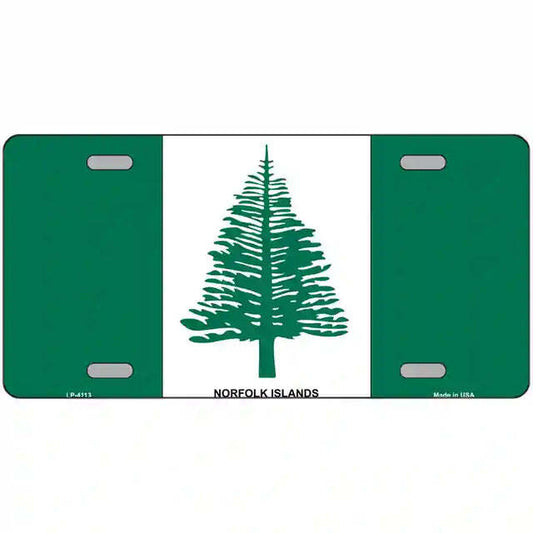 Norfolk Islands Flag Metal Sign