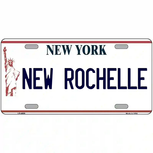 New Rochelle New York Statue of Liberty Metal Sign