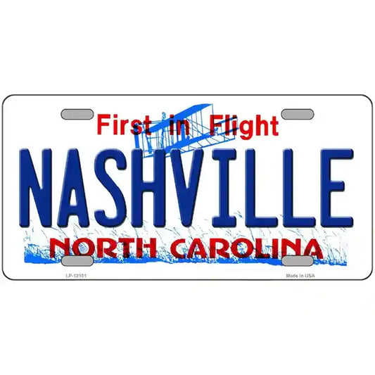 Nashville North Carolina Metal Sign