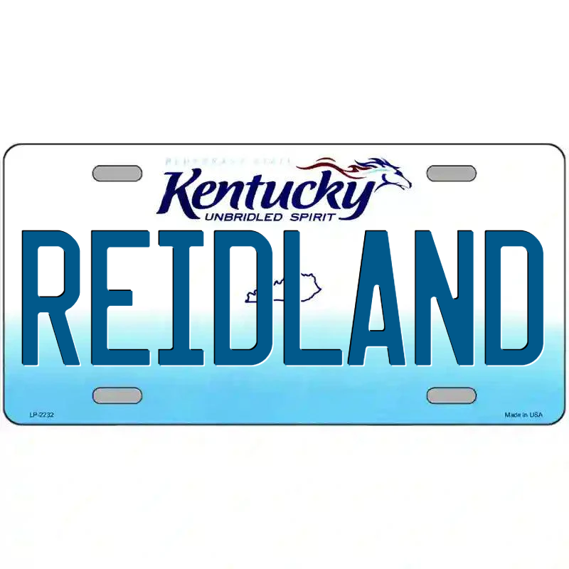 Reidland Kentucky Metal Sign