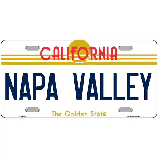 Napa Valley California Metal Sign