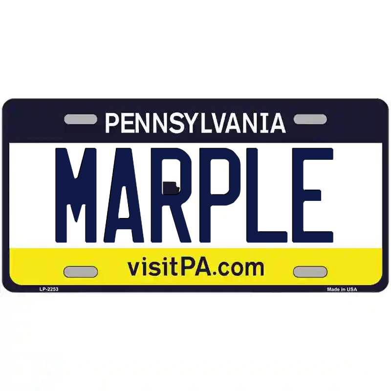 Marple Pennsylvania Metal Sign
