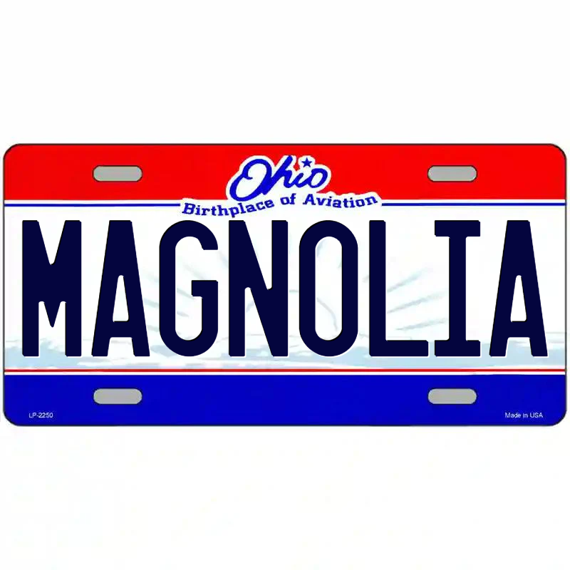 Magnolia Ohio Metal Sign