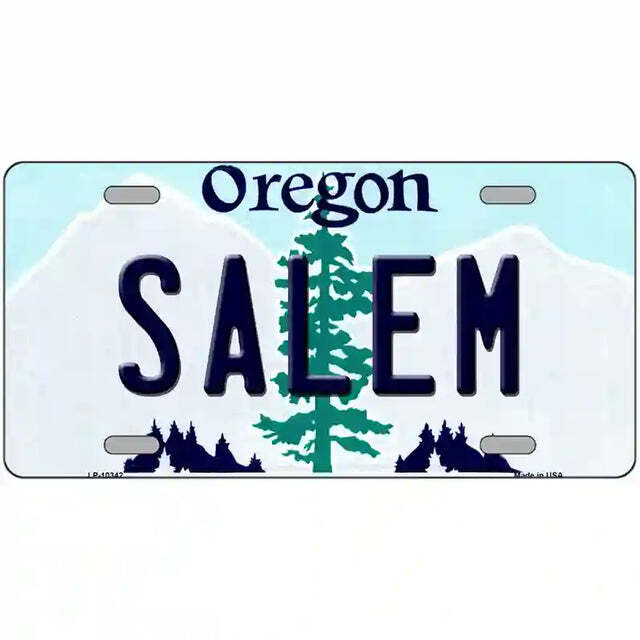 Salem Oregon Metal Sign