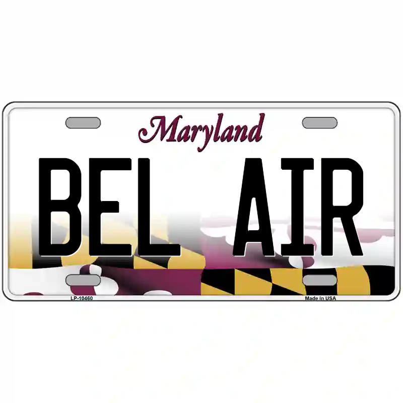 Bel Air Maryland Metal Sign