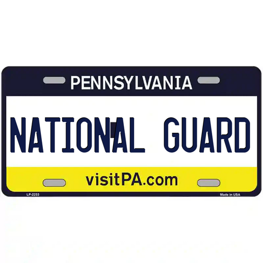 National Guard Pennsylvania Metal Sign