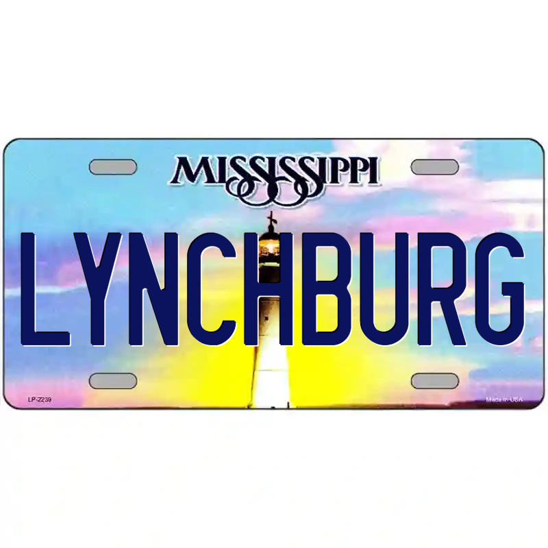 Lynchburg Mississippi Metal Sign