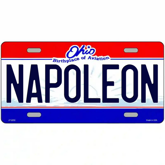 Napoleon Ohio Metal Sign