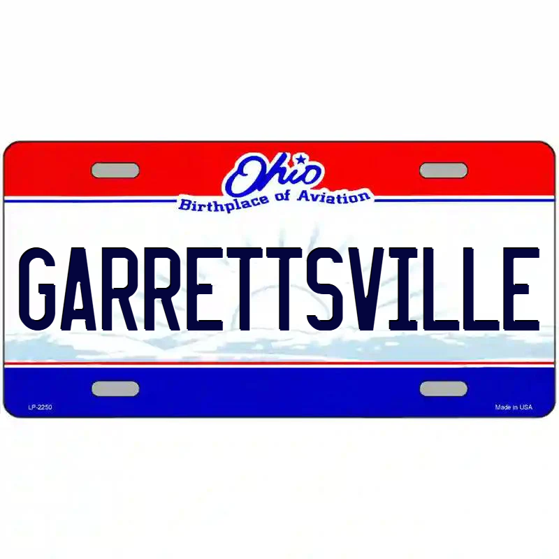 Garrettsville Ohio Metal Sign