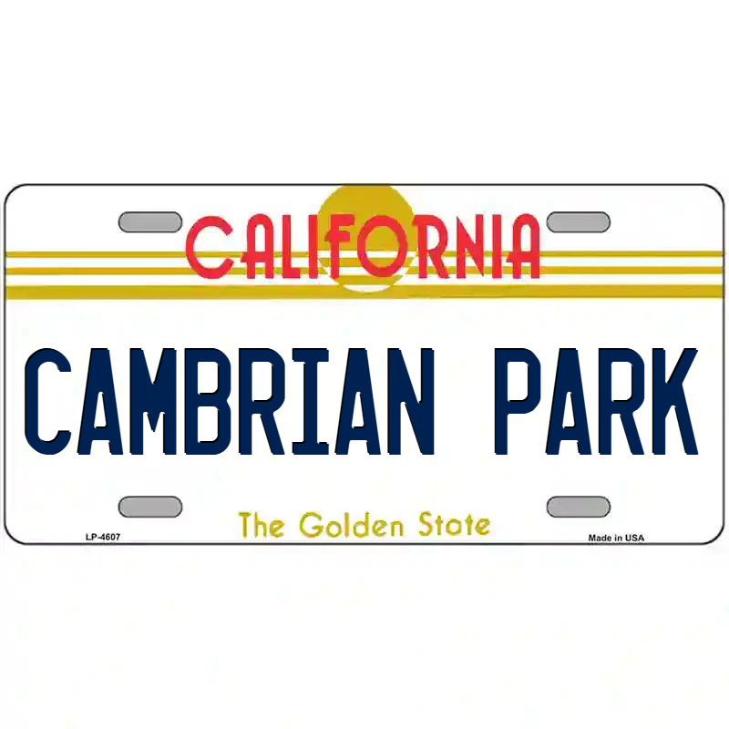 Cambrian Park California Metal Sign