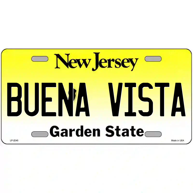 Buena Vista New Jersey Metal Sign