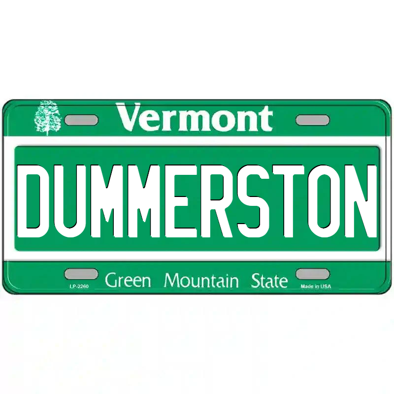 Dummerston Vermont Metal Sign