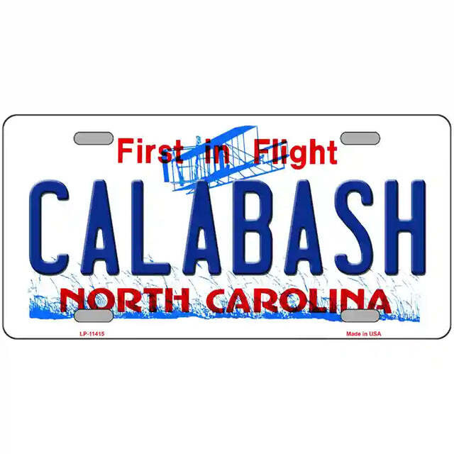 Calabash North Carolina Metal Sign