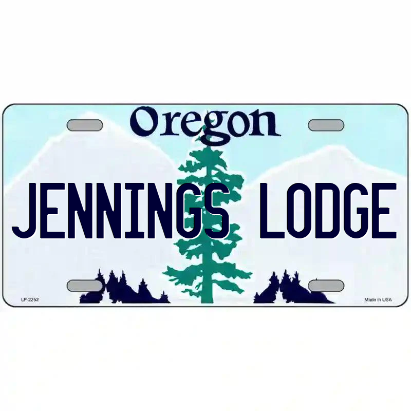 Jennings Lodge Oregon Metal Sign