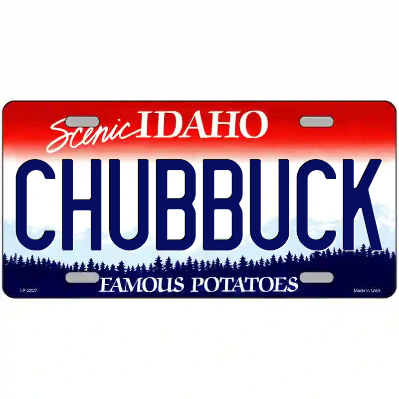 Chabbuck Idaho Metal Sign