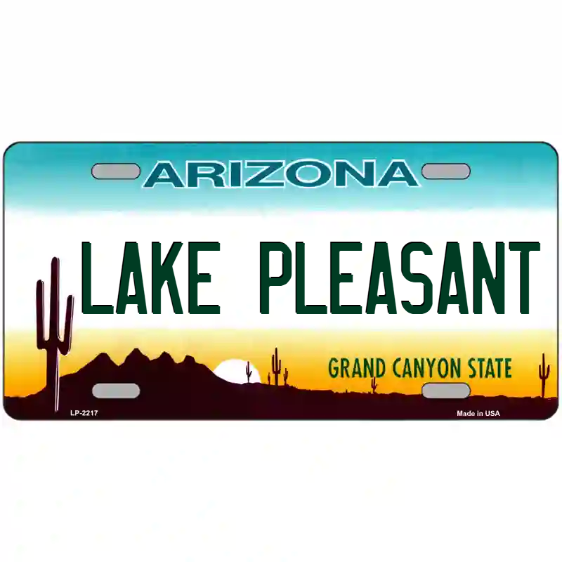 Lake Pleasant Arizona Metal Sign