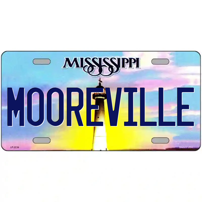 Mooreville Mississippi Metal Sign