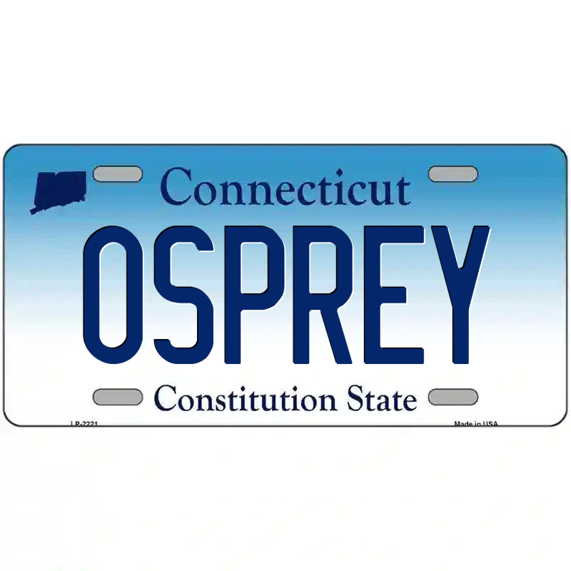 Osprey Connecticut Metal Sign