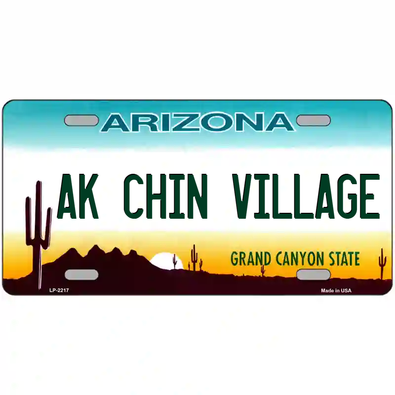 Ak-Chin Village Arizona Metal Sign