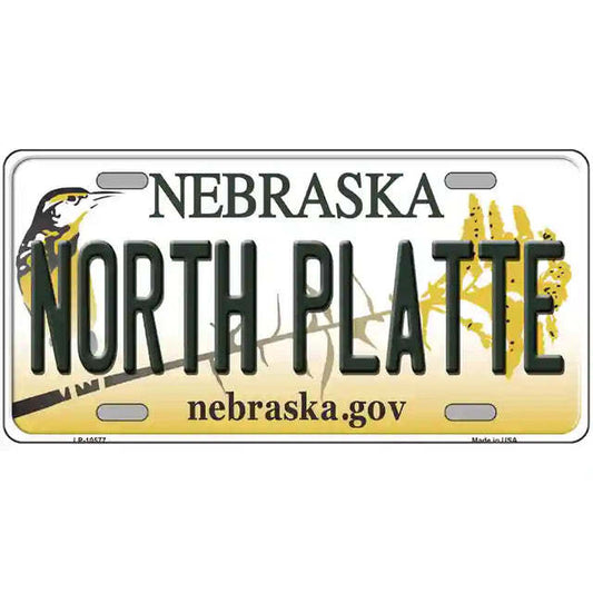 North Platte Nebraska Metal Sign