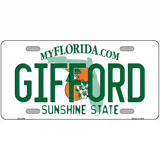 Gifford Florida Metal Sign